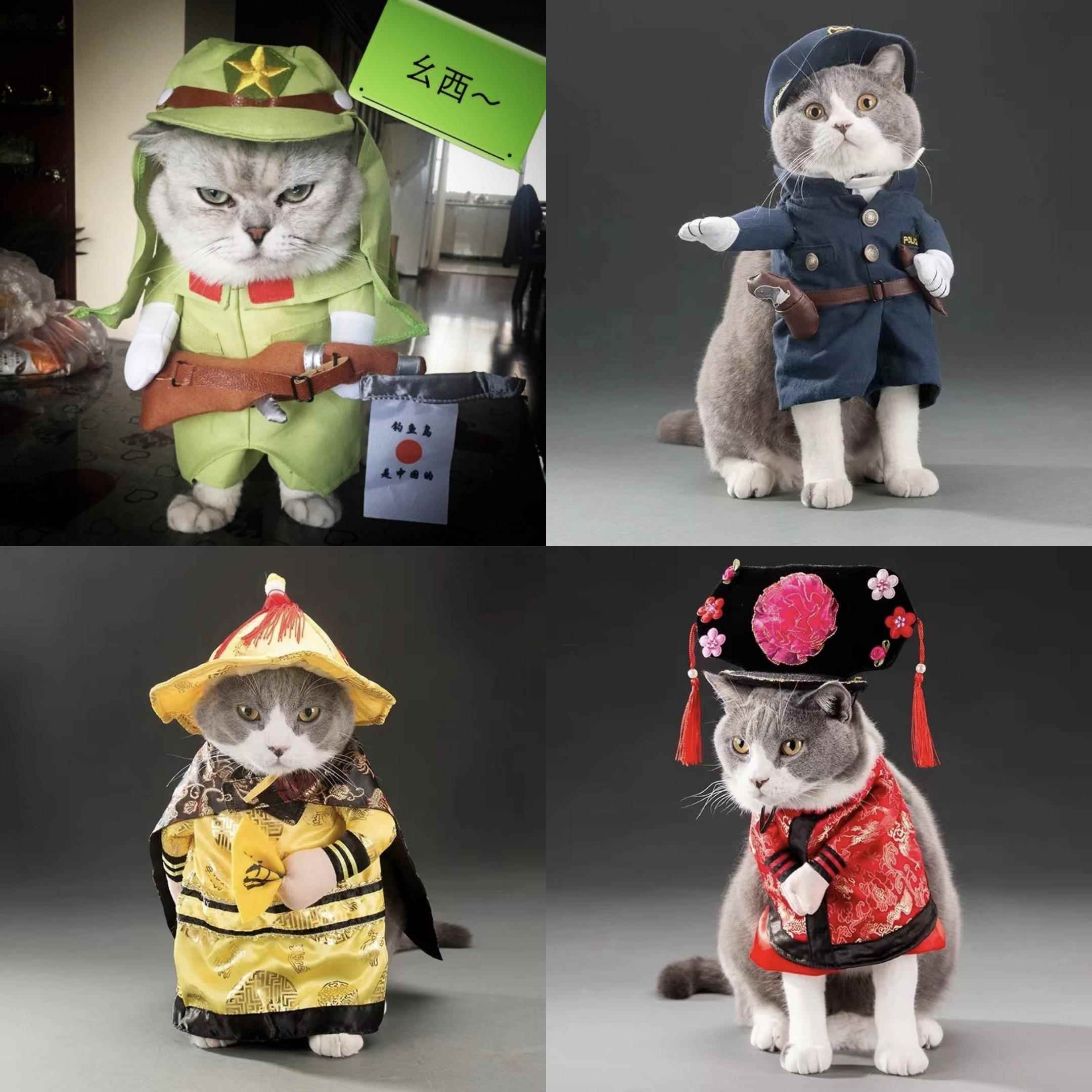 宠物衣服搞怪搞笑装扮万圣节圣诞节创意服饰狗狗小猫咪COS变身装