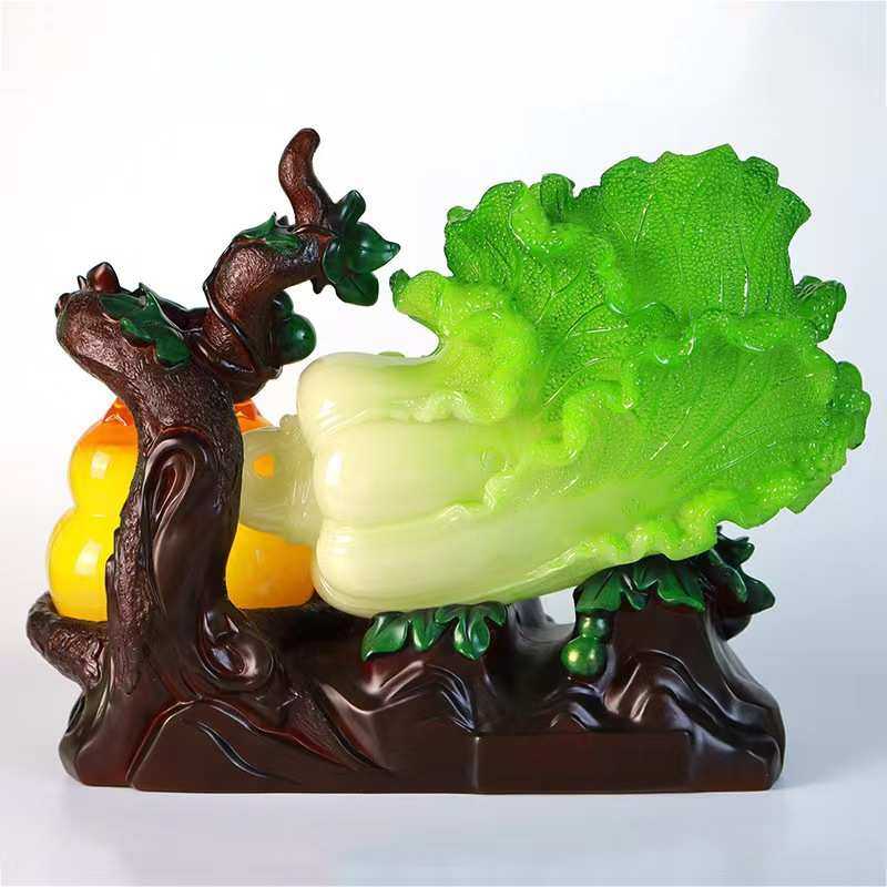 代发多福多财仿玉白菜摆件客厅电视柜装饰品店铺乔迁开业白菜摆件,节庆用品/礼品,储蓄罐,淘宝优惠券,粉丝福利购,淘宝优惠卷