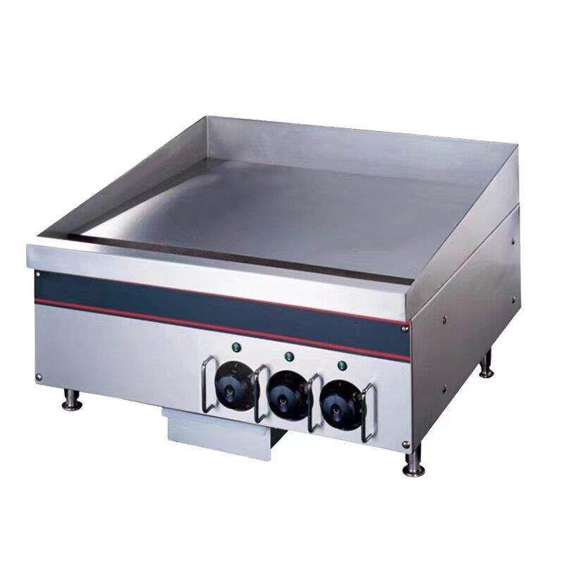新粤海380V电扒炉商用大型SH-24-36-48铁板1.2米牛排炉台式飞饼炉
