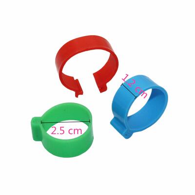 30Pcs Internal Diameter 25mm Poultry Foot Ring Buckle Type C