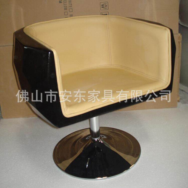 宝石菱角形椅玻璃钢水晶售楼部商品房钻石椅洽谈个性休闲洽谈椅