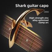 民间电声吉他鲨鱼卡波翻译卡波尤克里里金属个性 化卡波配件