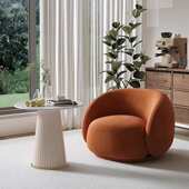 轻单人休息区洽谈北欧服装 店铺奢轻网红简约沙发椅现代桌椅奢沙发