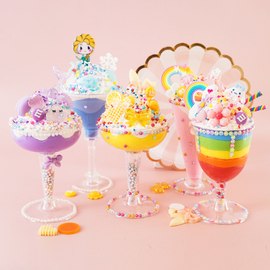 儿童手工diy奶油胶冰激凌，杯材料自制甜品冰淇淋，女孩玩具套装礼物