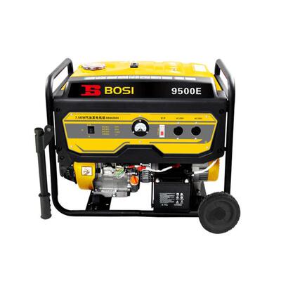 波斯 全铜电机手电双启动小型单相汽油发电机组5000W BS663603