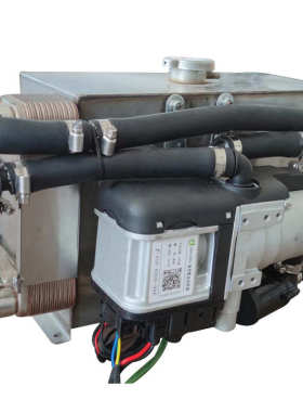 房车地暖加热水暖热水暖风一体机12v5000w床车柴暖发动机预热车载