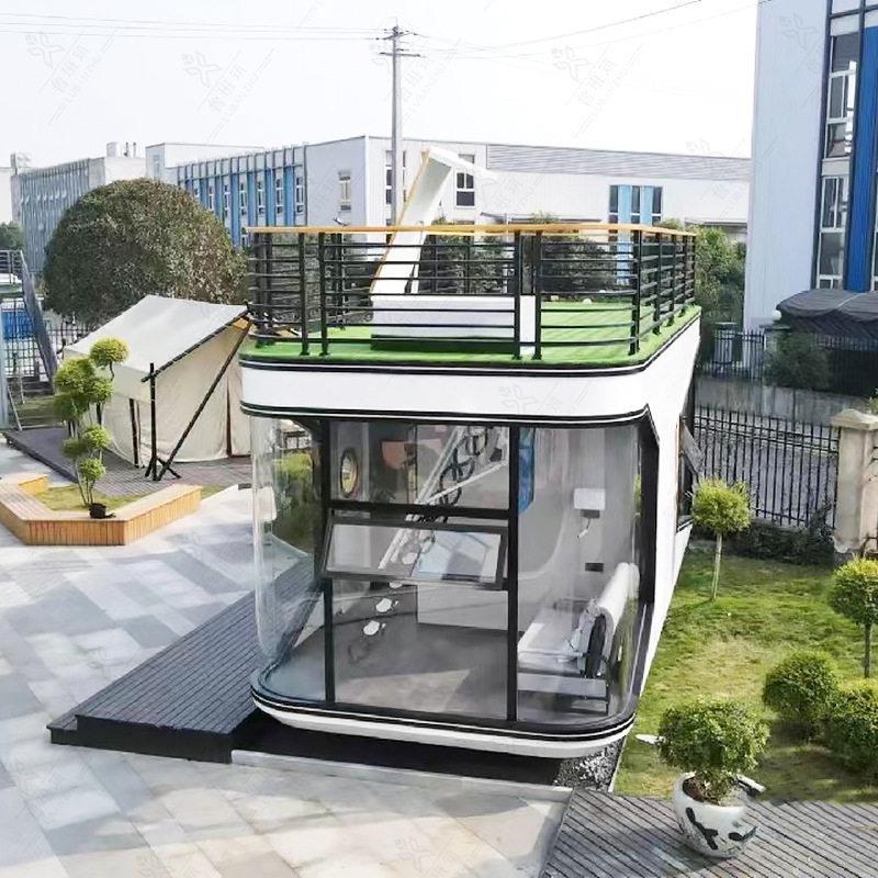 整体吊装可移动流浪仓民宿太空舱 新农村建设露营房屋隔音保温舱