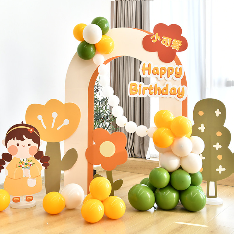 周岁生日气球装饰场景男孩女孩百天酒店场景布置KT板背景墙,节庆用品/礼品,气球,淘宝优惠券,粉丝福利购,淘宝优惠卷