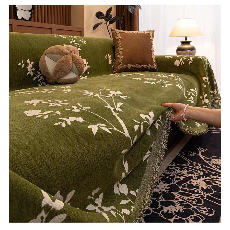 新款复古法式雪尼尔沙发巾四季通用防猫抓高级感沙发垫全包沙发套,居家布艺,沙发套,淘宝优惠券,粉丝福利购,淘宝优惠卷