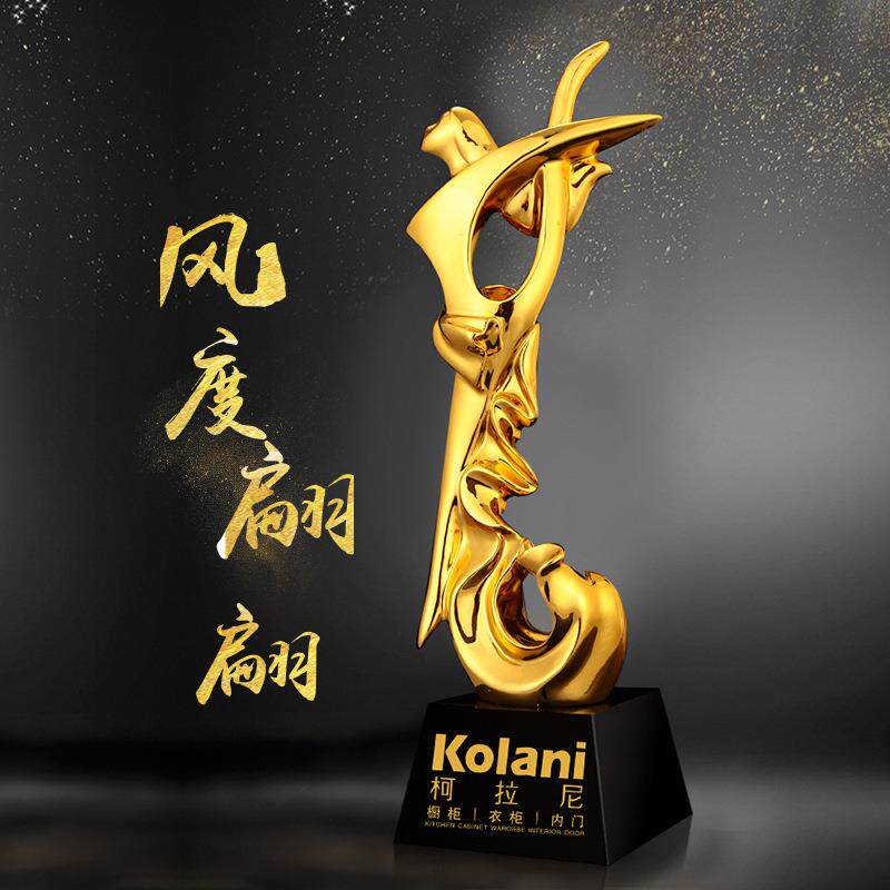 2026新款树脂奖杯金属奖杯高档年会颁奖员工制作摄影奖水晶奖