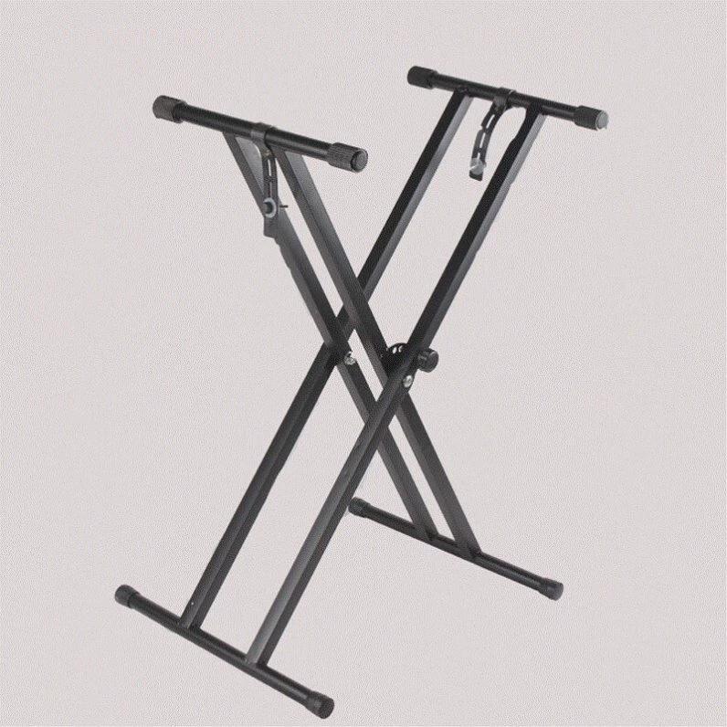double x type shelf electric piano keyboard stand frame lift