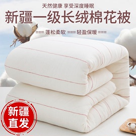新疆一级长绒棉被纯棉花被子，棉絮床垫被，褥子秋冬被芯加厚保暖冬季
