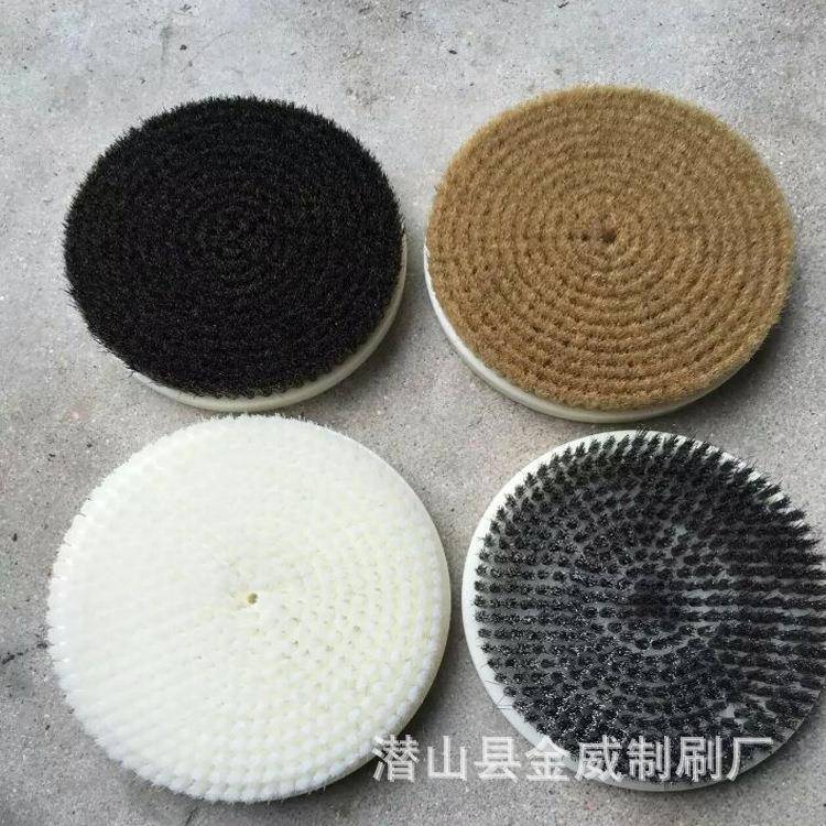 厂生产多种碳纤维圆盘刷家多种猪鬃圆光盘刷尼丝圆龙盘刷抛圆盘刷