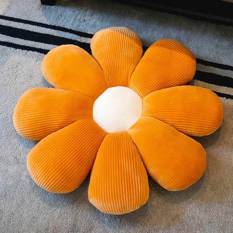 新款花沙朵抱枕发抱客厅枕靠枕太阳花靠垫床头女生靠背垫卧室花瓣