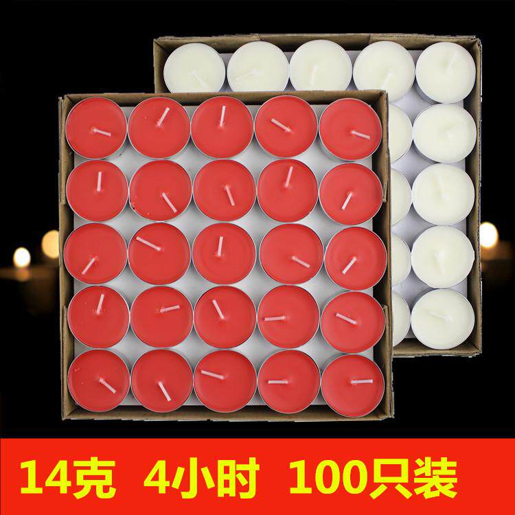 厂家婚庆茶蜡 饭店保温蜡烛 求婚摆图蜡烛 香薰酒店蜡烛4小时