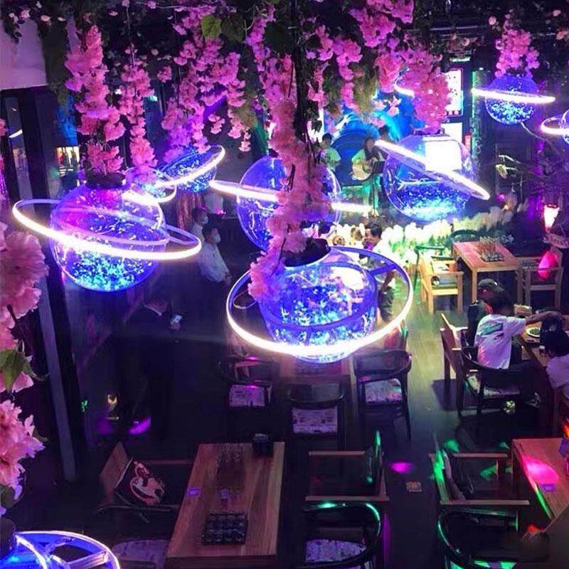 网红星空灯星球灯吊灯音乐饭厅烧烤清吧店铺创意氛围满天星装饰灯
