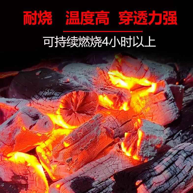 烧烤碳烤荔枝果SY-LJ10 木炭烧烤炭无烟原碳烤串火用锅肉取暖家5