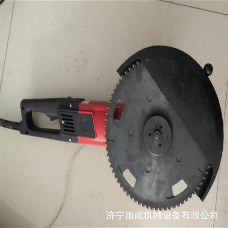 户外救援双轮异向切割锯手提电动双锯片切割机便携无火花切铁锯