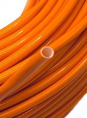 护4vk橙色橡胶涂层玻璃硅纤维套管汽车线Ф1.0mm/束保绝缘耐磨耐