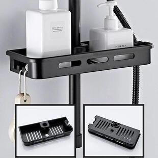 Organizer Bathroom Rack Storage NoDrillin淋浴杆置物架 Shower