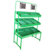 超市蔬菜水果货架多层展示架便利店三层四层置物架水果架子