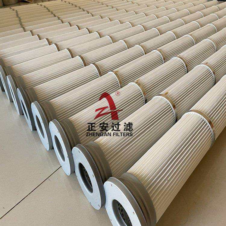 除尘滤芯 褶型空气过滤筒 折叠式滤筒 复合纤维滤筒 六耳卡盘式滤