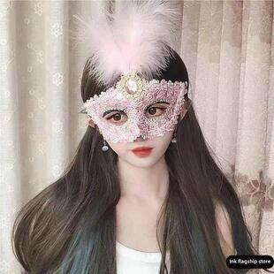 狐狸猫女面具歌唱成人假面具圣诞假面舞会全脸舞台覆古风格恶魔直
