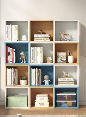 由组合格柜置桌上书架桌面物OZZ架落地多子层分层架简易飘窗收纳