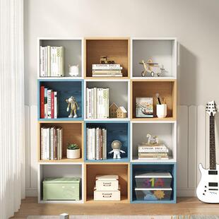 由组合格柜置桌上书架桌面物OZZ架落地多子层分层架简易飘窗收纳