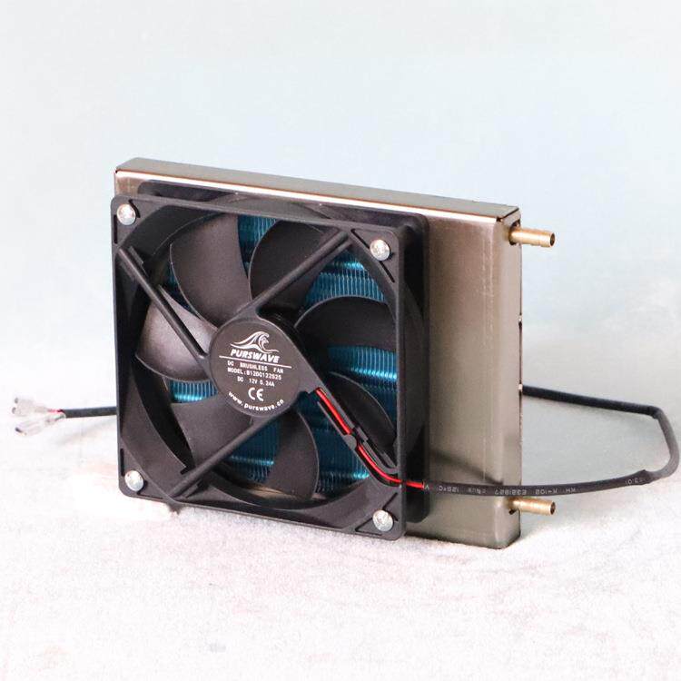 DN1x120电脑散热器水冷散热片冷排带接头笔记本散热机箱水垒德株