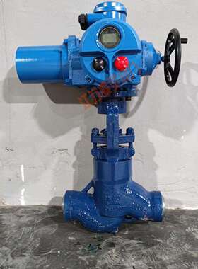 智能一体式电站型电动焊接截止阀J961Y-320CDN65高压截止阀