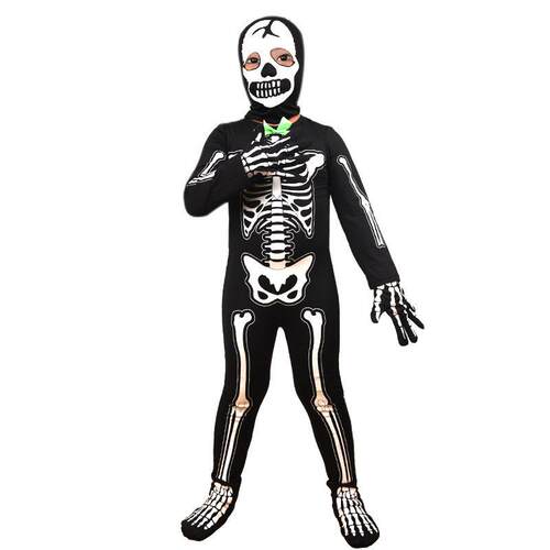 Glow Skeleton Grim Reaper Costume, Kids Party