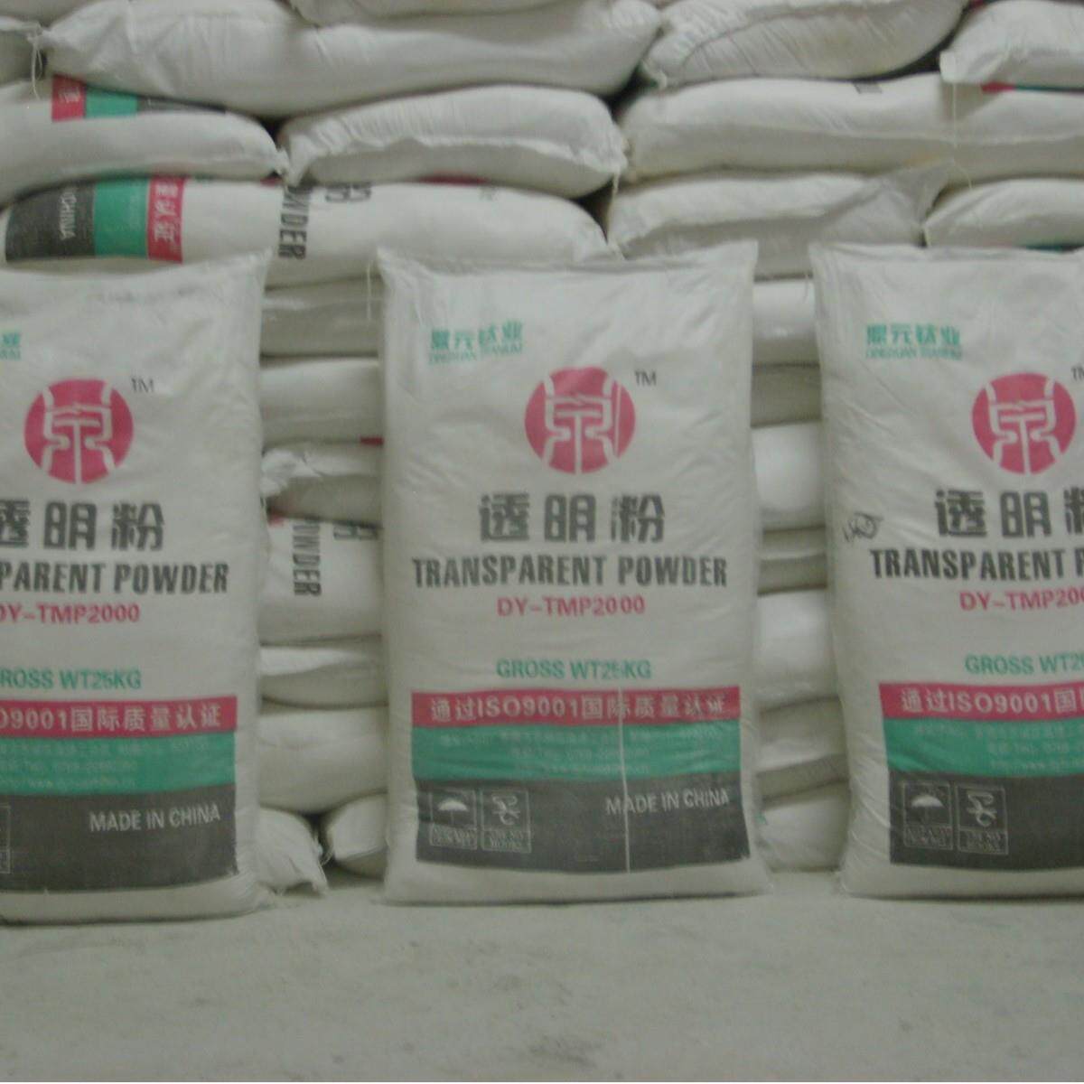 透明粉:1250目目数平均用于清漆底漆油墨