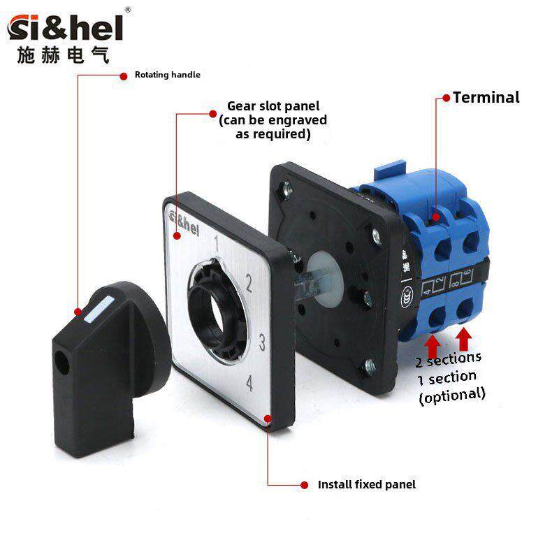 世和通用转换开关Lw28-20 Yh3/3三相线路电压转换测量Yh2/2 / 5/3