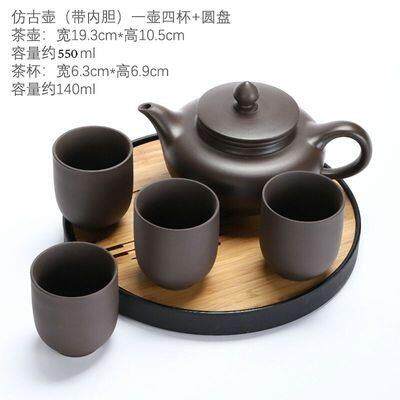 紫砂壶宜兴防烫过滤陶瓷家用大号容量功夫茶具带滤网耐高温泡茶器