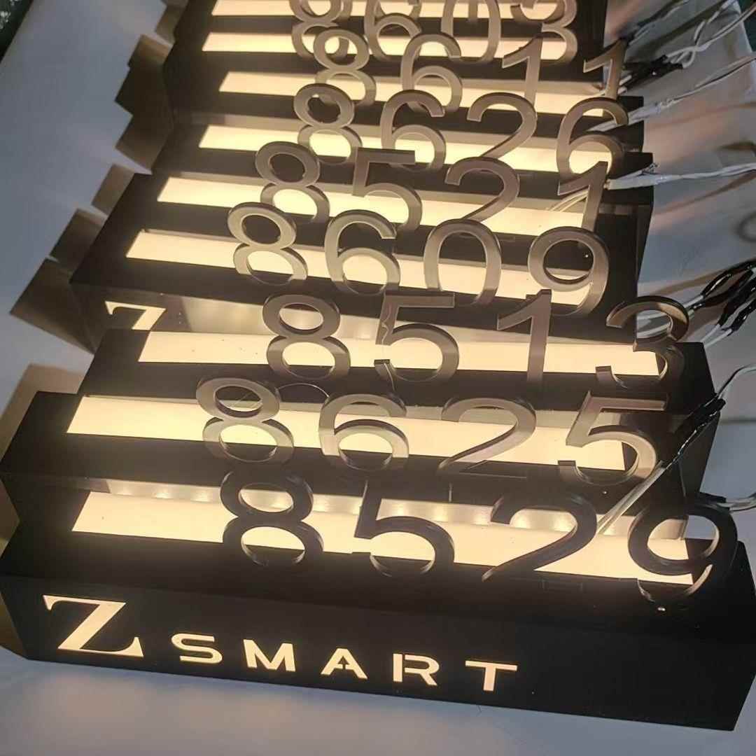 门牌不锈钢PDD10208宾馆房间门牌定号民店宿所竞酒会包电厢足浴作