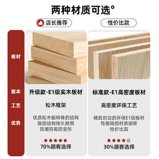 黑色实木床头柜ins风卧室家用床边收纳柜子高级感小型床头置物架