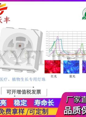 5050 红色 660nm 植物灯 5050 红光 植物生长补光合灯 植物红
