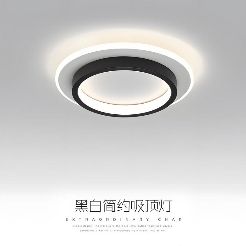 广东中山灯具走廊灯走道灯现代简约入户玄关灯衣帽间明装小吸顶灯