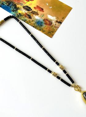 泰国椰壳佛牌链佛牌挂链锁骨链快拆扣情侣款毛衣链可定制多挂男女