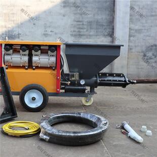 双气泵大功率911型砂浆灰浆喷涂机 自带空压机内墙外墙乳胶漆喷涂