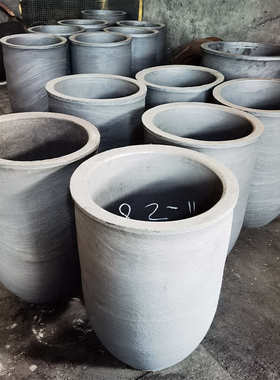 铝石墨坩埚-金属耐高温# 厂家熔化金银铜1280直发