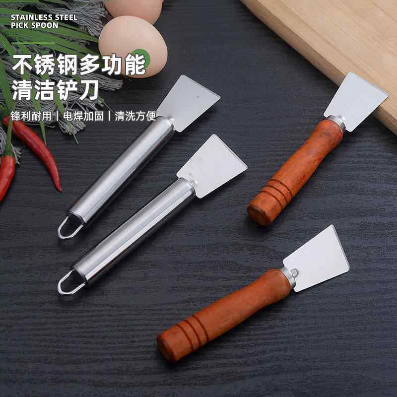 厨房油污铲刀不锈钢多功能家用清洁铁板厨房油污冰箱冰块清洁铲,厨房/烹饪用具,冰箱除冰铲,淘宝优惠券,粉丝福利购,淘宝优惠卷