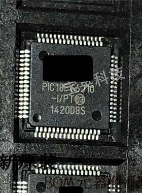 PIC18F66J10-I/PT 40MHz 64KB 8位闪存微控制器MCU IC芯片 TQFP64