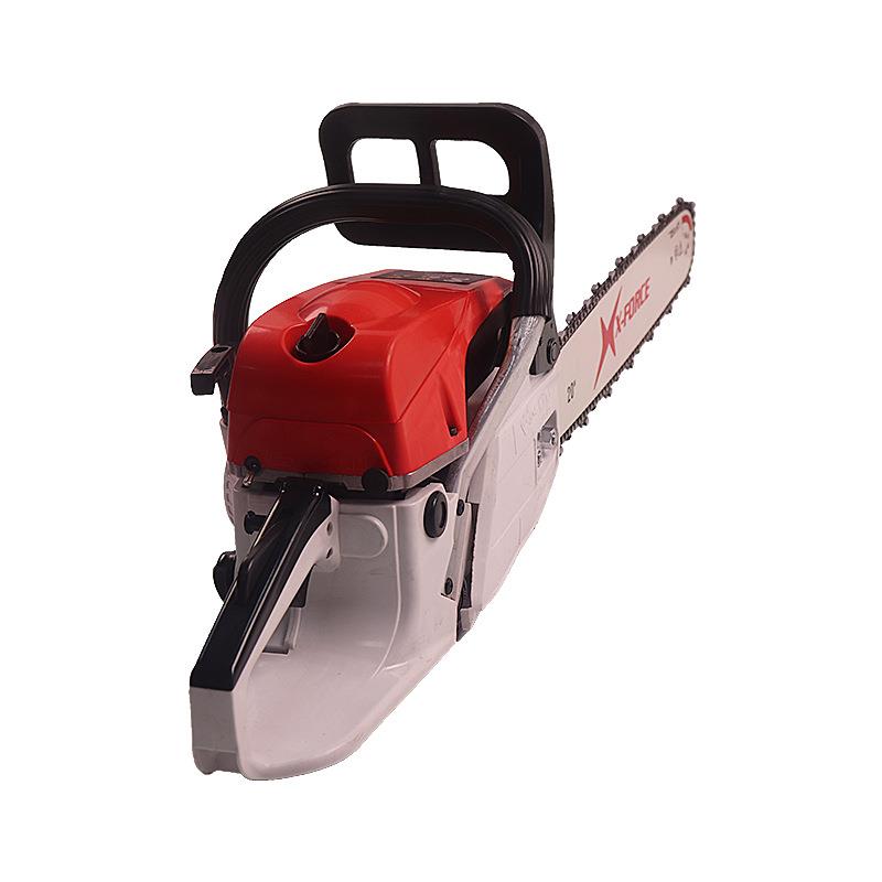 油携锯大功率多功能红白款52cc用汽油锯家便式红白52cc手持油锯链