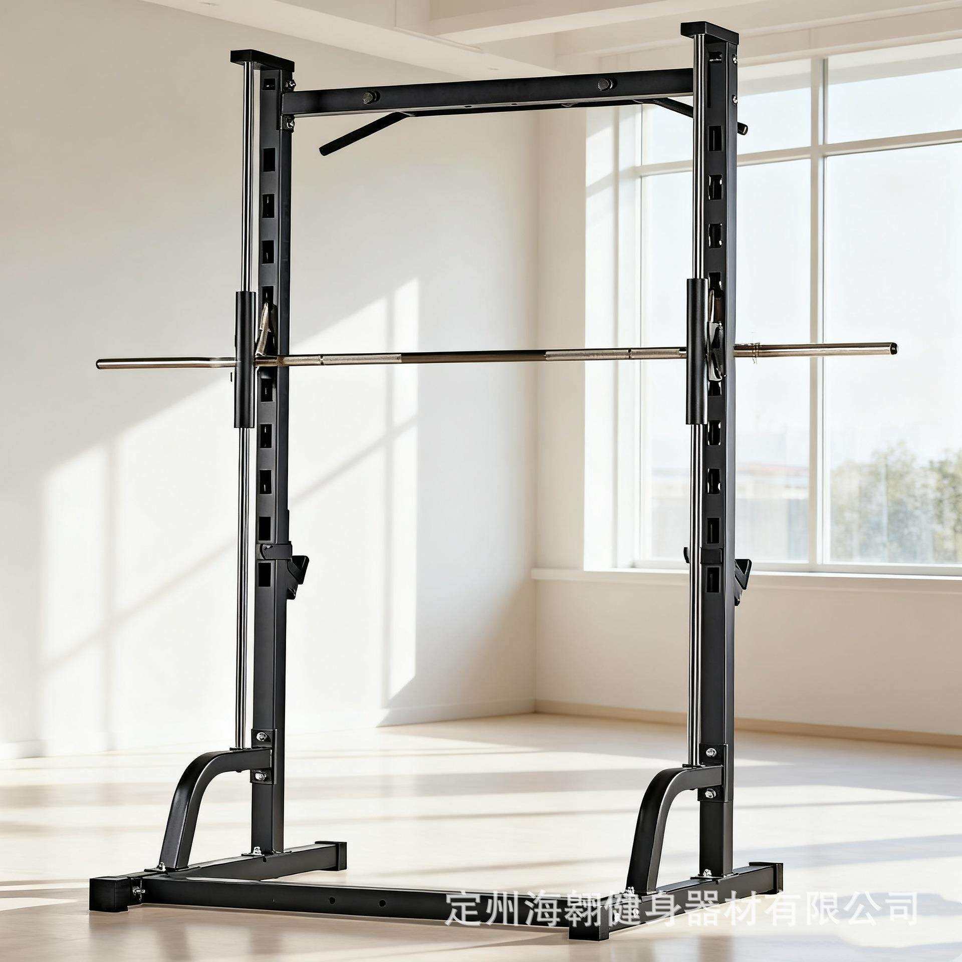 深蹲架家用健身器材多功能一体杠铃卧推架高位下拉综合训练龙门架
