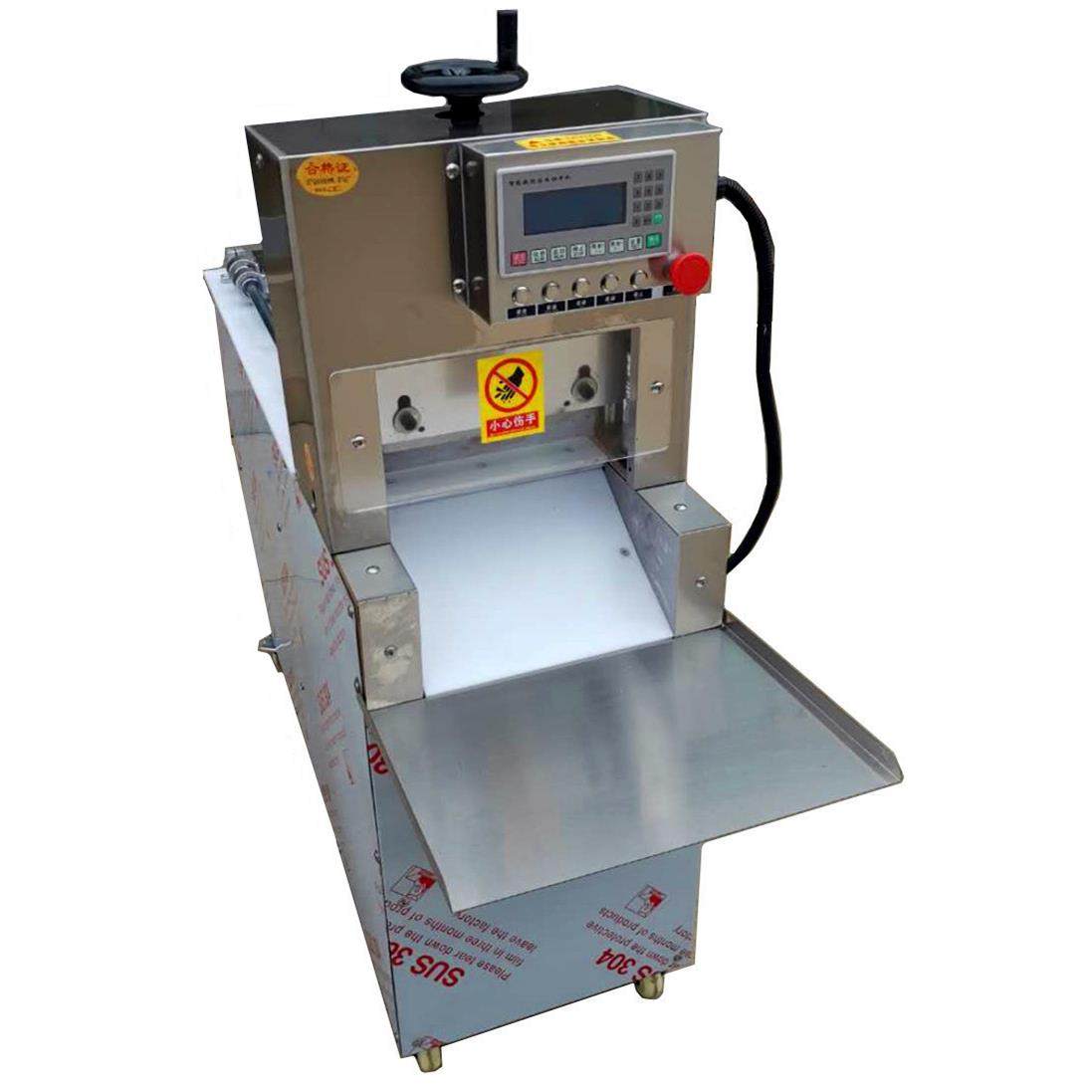 羊肉切卷机冻牛羊肉切片机用于涮锅店芝麻片切片机