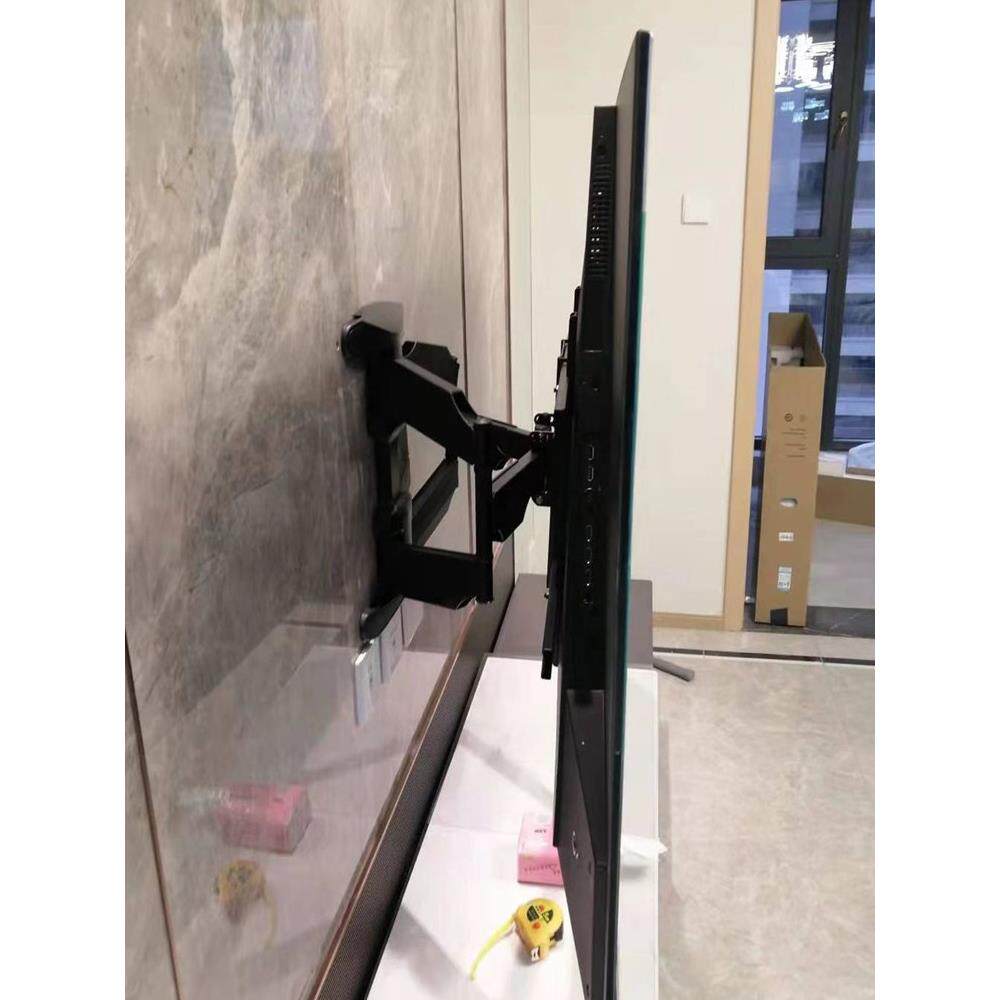 帝义电视伸缩旋转支架40-90英寸大型承重万能广告机一体机嵌盖布