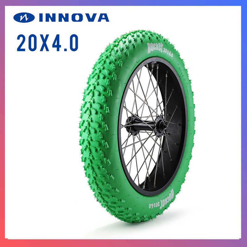 NNOVA 20x4.0自行车轮胎沙滩自行车轮胎20*4.0肥胎雪地自行车轮胎