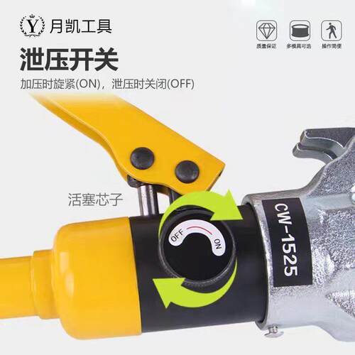 不锈钢液压压管钳GC-1525/CW-1632铝塑管卡管钳薄壁不锈钢卡压钳